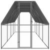 vidaXL Galinheiro de exterior 2x8x2 m a&ccedil;o galvanizado