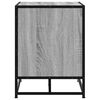 vidaXL Banco para calçado sonoma 80x40x53,5 cm madeira metal cinzento