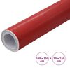 vidaXL Pel&iacute;culas para carro 2 pcs 100x150 cm + 50x150 cm vermelho 4D