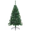 vidaXL &Aacute;rvore de Natal Artificial Pr&eacute;-iluminada Verde 120 cm PVC