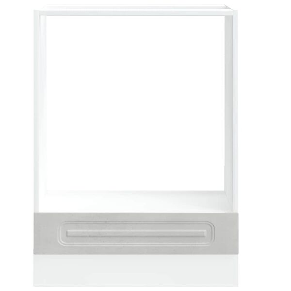 vidaXL Arm&aacute;rio forno Kalmar bet&atilde;o madeira projetada cinza