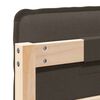 vidaXL Cabeceira estofada com cabeceira Cinza Natural e Claro 160 cm