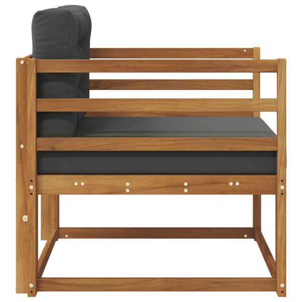 vidaXL Sof&aacute; M&eacute;dio Externo Madeira S&oacute;lida de Ac&aacute;cia Natural