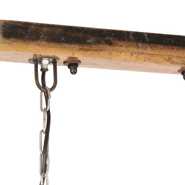 vidaXL Candeeiro de teto industrial 25W 111 cm E27 multicor