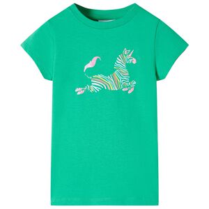 T-shirt de crian&ccedil;a verde 116