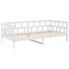 vidaXL Sof&aacute;-cama 80x200 cm madeira de pinho maci&ccedil;a branco