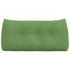 vidaXL Travesseiro para Costas Verde Claro 100 x 24 x 50 cm Veludo