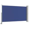vidaXL Toldo lateral retr&aacute;til para p&aacute;tio 140x300 cm azul