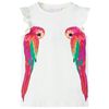 T-shirt infantil cor cru 116