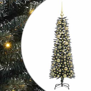 vidaXL &Aacute;rvore de Natal Artificial Verde 120 cm PVC, Pl&aacute;stico e A&ccedil;o