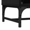 vidaXL Buffet Carvalho Preto 35 x 37 x 117 cm