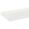 vidaXL Prateleira Flutuante 2 pcs Branco 60 x 9 x 2,5 cm A&ccedil;o