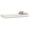 vidaXL Cama sem colch&atilde;o 90x200 cm madeira de pinho maci&ccedil;a branco