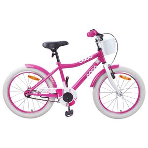 vidaXL Bicicleta Infantil 20 Polegadas para 6-11 Anos Rosa