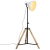 vidaXL Candeeiro de p&eacute; 25 W 75x75x90-150 cm E27 branco