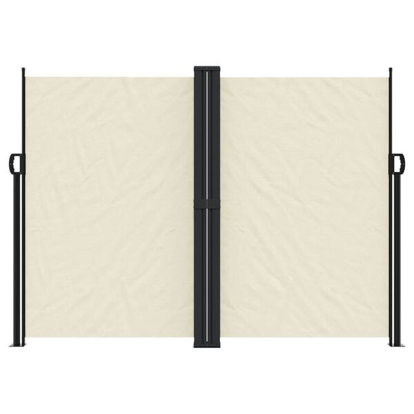 vidaXL Toldo lateral retr&aacute;til 180x1000 cm cor creme