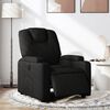 vidaXL Poltrona el&eacute;trica reclin&aacute;vel tecido preto