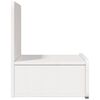 vidaXL Mesa-de-cabeceira com gaveta 2 pcs Branco 44 x 32,5 x 40 cm