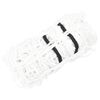 VidaXL Redes para feno 2 pcs redondas 75x50 cm PP branco