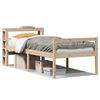 vidaXL Cama para idosos com cabeceira 90x190 cm pinho maci&ccedil;o