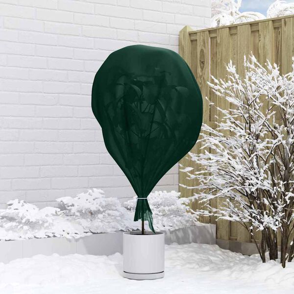 vidaXL Fleece de Prote&ccedil;&atilde;o Contra Geada para Plantas Verde 100 x 3,2 m