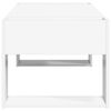 vidaXL Mesa de centro Branco 110 x 50 x 41 cm Madeira processada