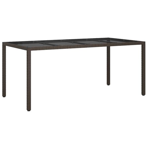 vidaXL Mesa de Jantar para Jardim Castanho 190 x 90 x 75 cm
