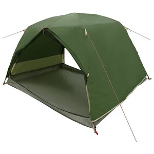 vidaXL Barraca para Caminhadas Verde 2 pessoas