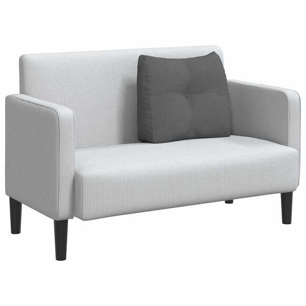 vidaXL Travesseiro para Costas Cinza Escuro 60 x 24 x 50 cm tecido