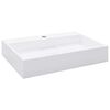 vidaXL Lavat&oacute;rio 60x38x11 cm mineral/m&aacute;rmore fundido branco