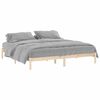 vidaXL Cama sem colch&atilde;o 193x203 cm King madeira de pinho maci&ccedil;a
