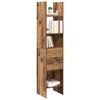 vidaXL Gabinete de Livros Madeira antiga 40 x 35 x 180 cm