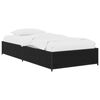vidaXL Estrutura da Cama Carvalho Preto 80 x 200 cm