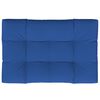 vidaXL Almofad&atilde;o para sof&aacute; de paletes 120x80x12 cm tecido azul real