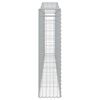 vidaXL Cestos gabi&atilde;o arqueados 2pcs 400x30x120/140cm ferro galvanizado