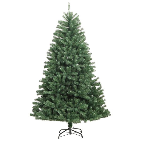 vidaXL &Aacute;rvore de Natal artificial articulada com suporte 240 cm verde