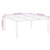 vidaXL 13 pcs conjunto de jantar para exterior a&ccedil;o