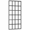 vidaXL Porta deslizante c/ conj. ferragens 90x205cm vidro ESG/alum&iacute;nio