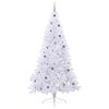 vidaXL &Aacute;rvore de Natal Artificial com 300 LEDs Branco 240 cm PVC e A&ccedil;o