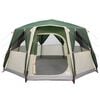 vidaXL Barraca Cabana com telhado Verde 425 x 396 x 222 cm