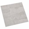 vidaXL Pranchas de Piso Autoadesivo Branco e Cinza 30,5 x 30,5 cm