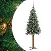 vidaXL &Aacute;rvore de Natal Slim com 150 LEDs com suporte Verde 150 cm