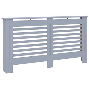 vidaXL Cobertura de radiador 152x19x81,5 cm MDF antracite