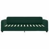 vidaXL Sof&aacute;-cama c/ gavet&atilde;o e gavetas 90x200 cm veludo verde-escuro