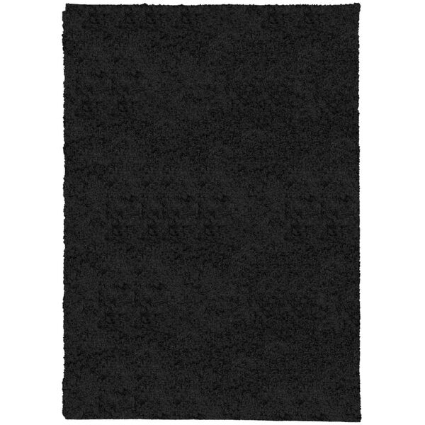 vidaXL Tapete shaggy de pelo alto PAMPLONA 200x280 cm preto