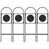 vidaXL Marcadores de adestramento 4 pcs a&ccedil;o