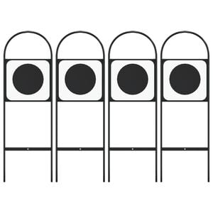 vidaXL Marcadores de adestramento 4 pcs a&ccedil;o