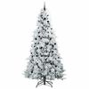 vidaXL &Aacute;rvore de Natal Articulada Artificial Branco 240 cm PE e PVC