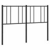 vidaXL Cabeceira de substitui&ccedil;&atilde;o 150 cm metal preto
