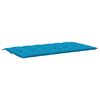 vidaXL Almofad&atilde;o banco jardim 200x(50+50)x7cm tecido oxford azul-claro